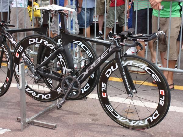 Euskaltel-Euskadi will use Orbea's striking Ordu carbon frame for the time trial around Lake Annecy.