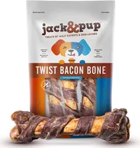 Long lasting dog chews: Jack&Pup Pork Femur Dog Bones