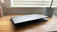 The Lenovo IdeaPad Slim x3 on a desk