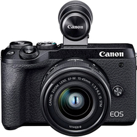 Canon EOS M6 Mark II with 15-45mm lens and EVF: $1,099