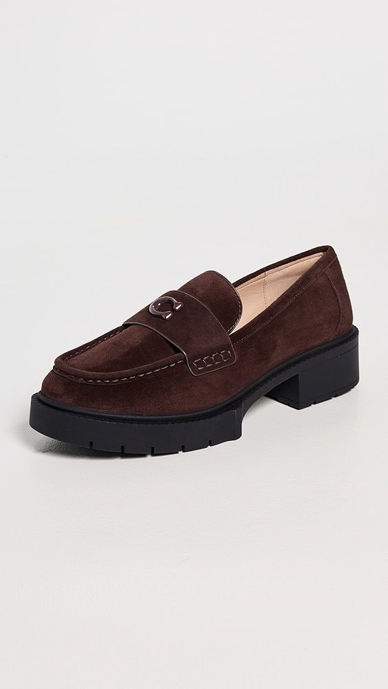 Coach Leah Suede Loafers