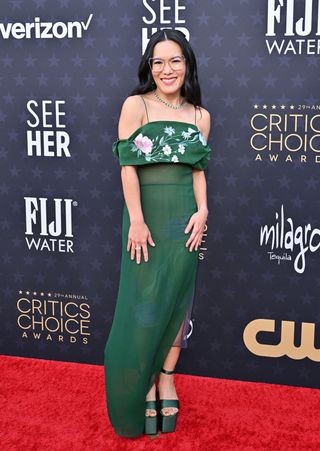 Ali Wong attends the 29th Annual Critics Choice Awards at Barker Hangar on January 14, 2024 in Santa Monica, California