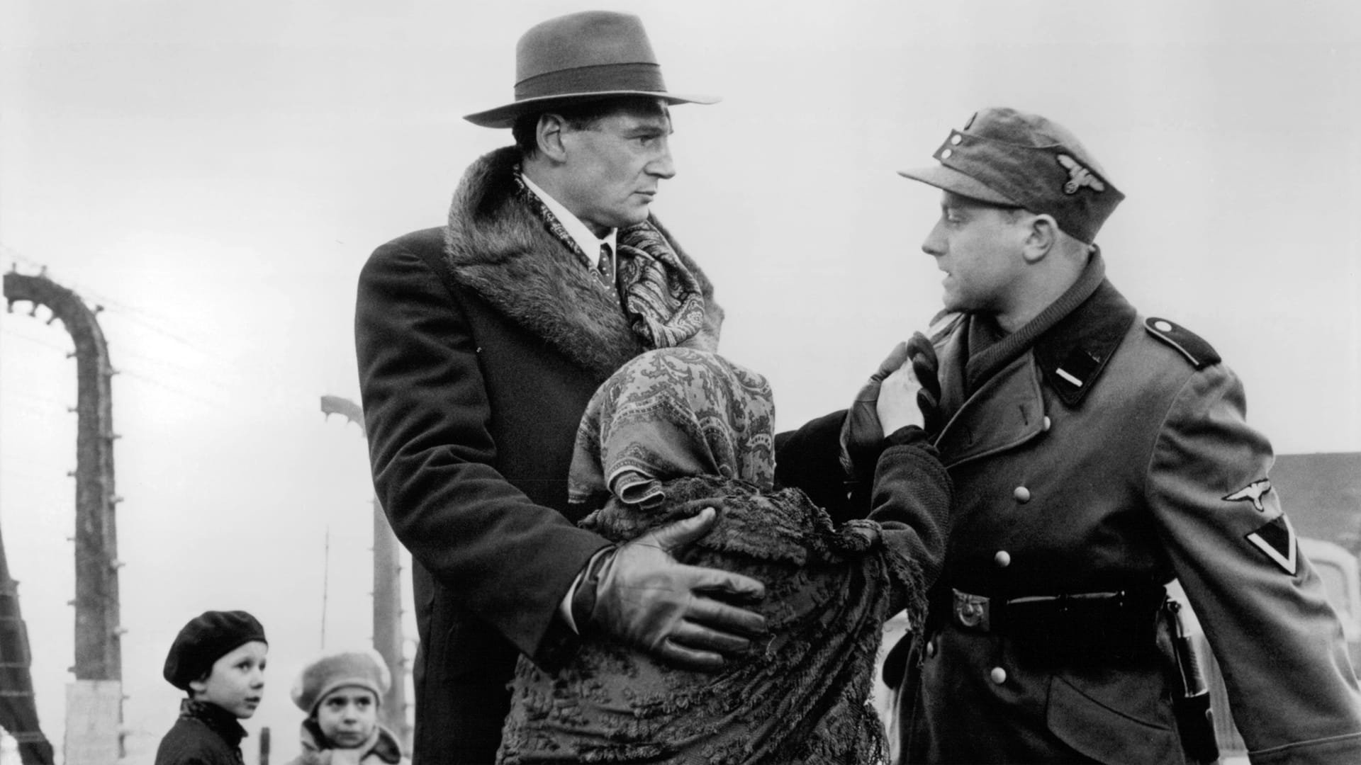 Et billede fra filmen Schindlers liste