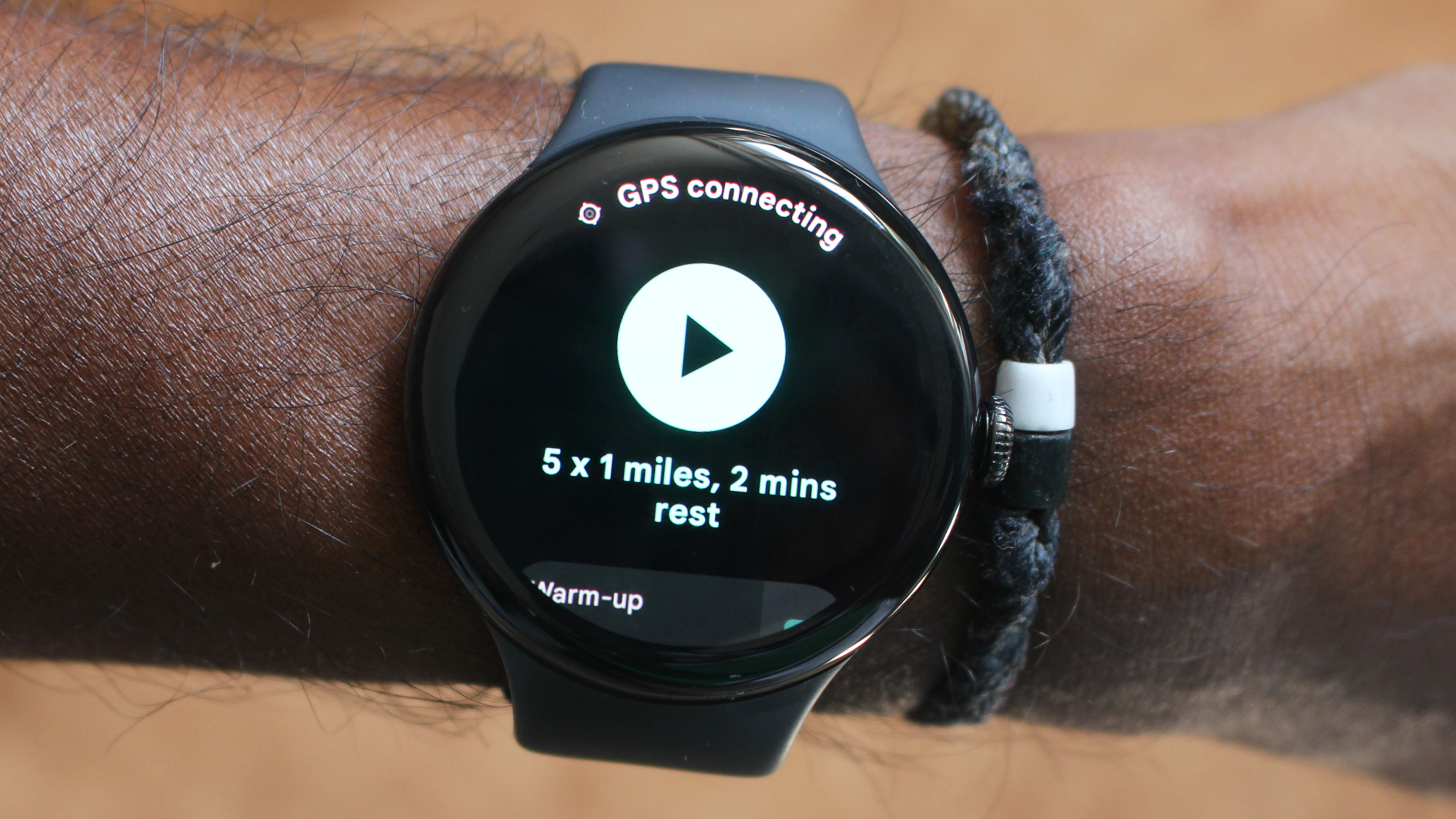creating a running workout on the Google Pixel Watch 3
