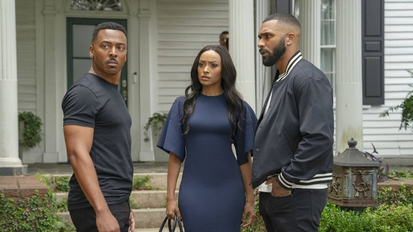 RonReaco Lee, Kat Graham and Tyler Lepley in Tyler Perry&#039;s &quot;Duplicity&quot; on Prime Video