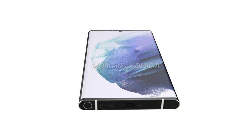 Samsung Galaxy S22 Ultra Leaked Render