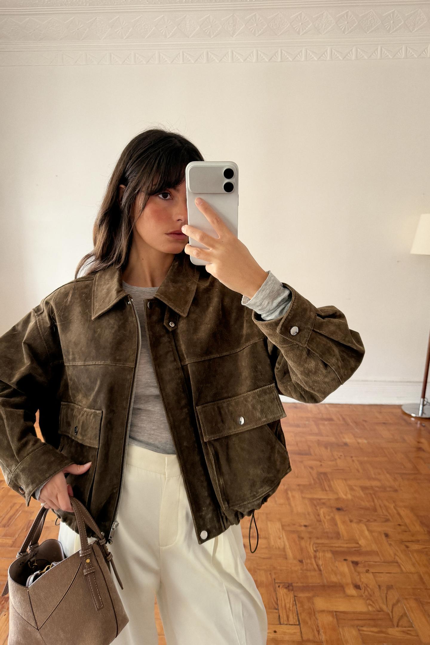 Zara suede jacket