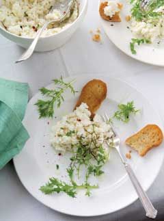 Salt cod brandade