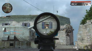 Aiming at an enemy in COD BO6