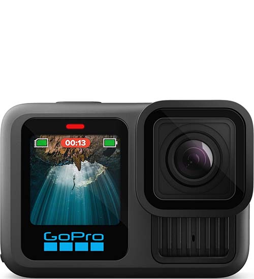 The GoPro Hero13 Black on a white background