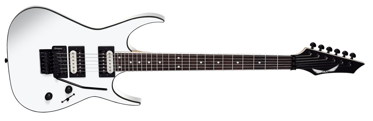 Dean's Exile X Floyd Satin White guitar