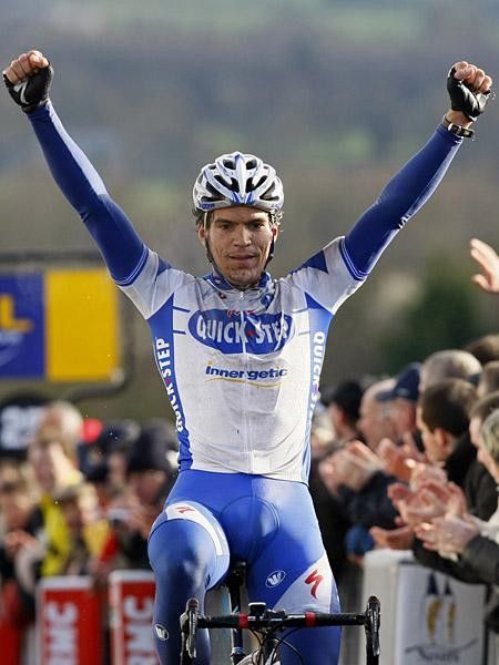 Gert Steegmans (Quick Step) took a nice win on a lousy day.