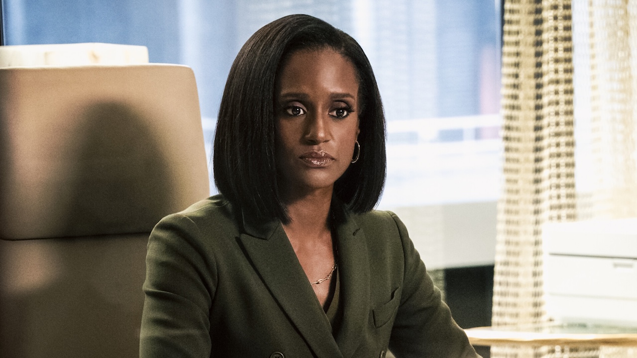 Olympia having a serious chat with Matty in Matlock Season 2x09