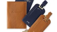 Personalized Leather Passport Case