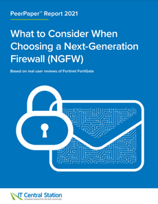 Vector of an envelope with a padlock over it on a blue background