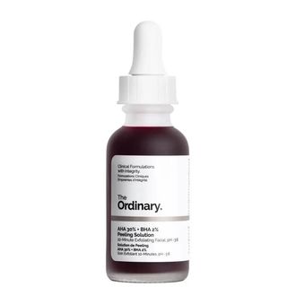 an image of the ordinary aha and bha peeling solution