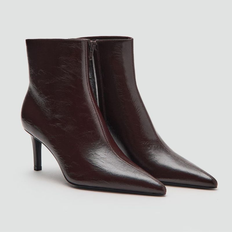 stivali ankle rossi di Mango