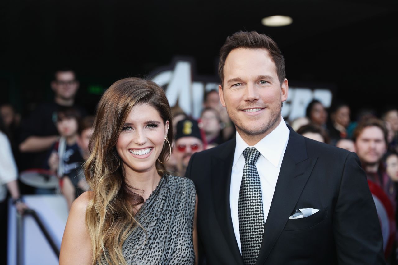 Katherine Schwarzenegger and Chris Pratt.