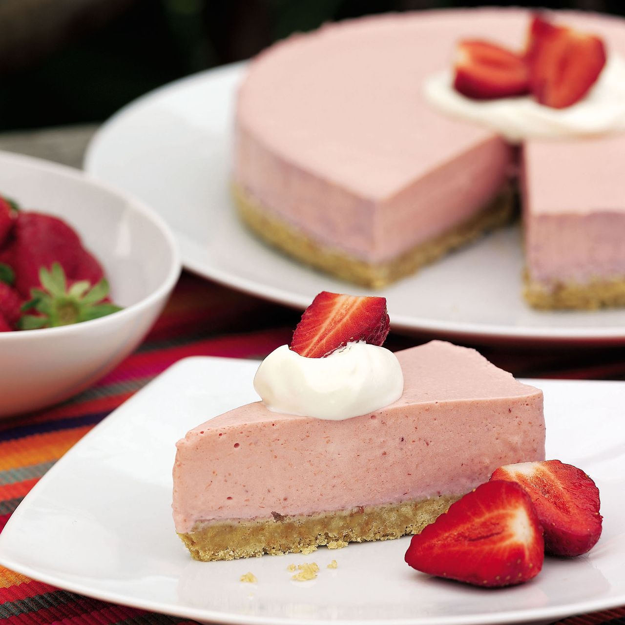 Strawberry Yogurt Mousse Cake recipe-Cake recipes-recipe ideas-new recipes-woman and home