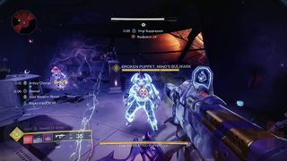 Destiny 2 Vesper's Host puppet highlighted with suppressor augment