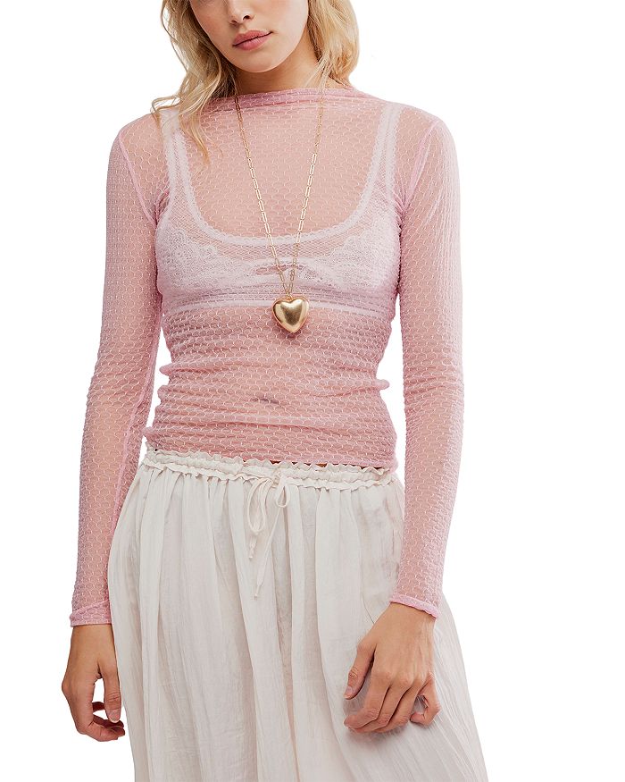 Free People, Minding My Business Mesh Top