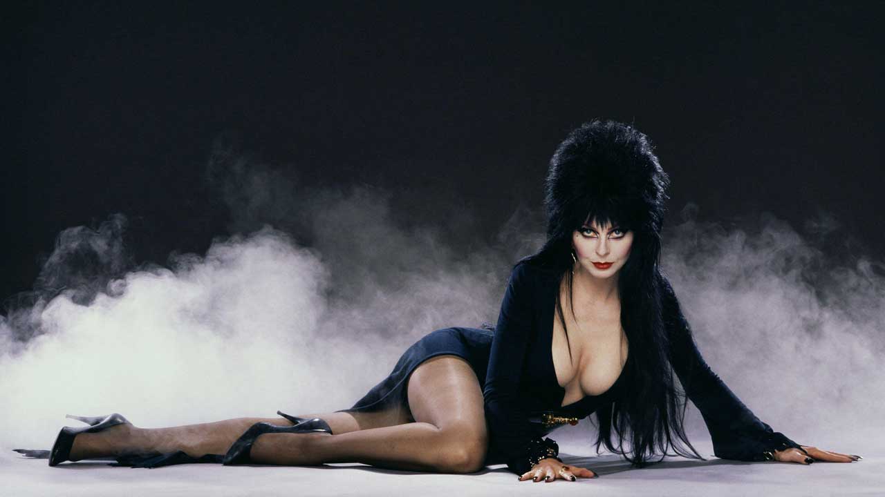 Cassandra Peterson in her role as, Elvira: Mistress Of The Dark, in 1988
