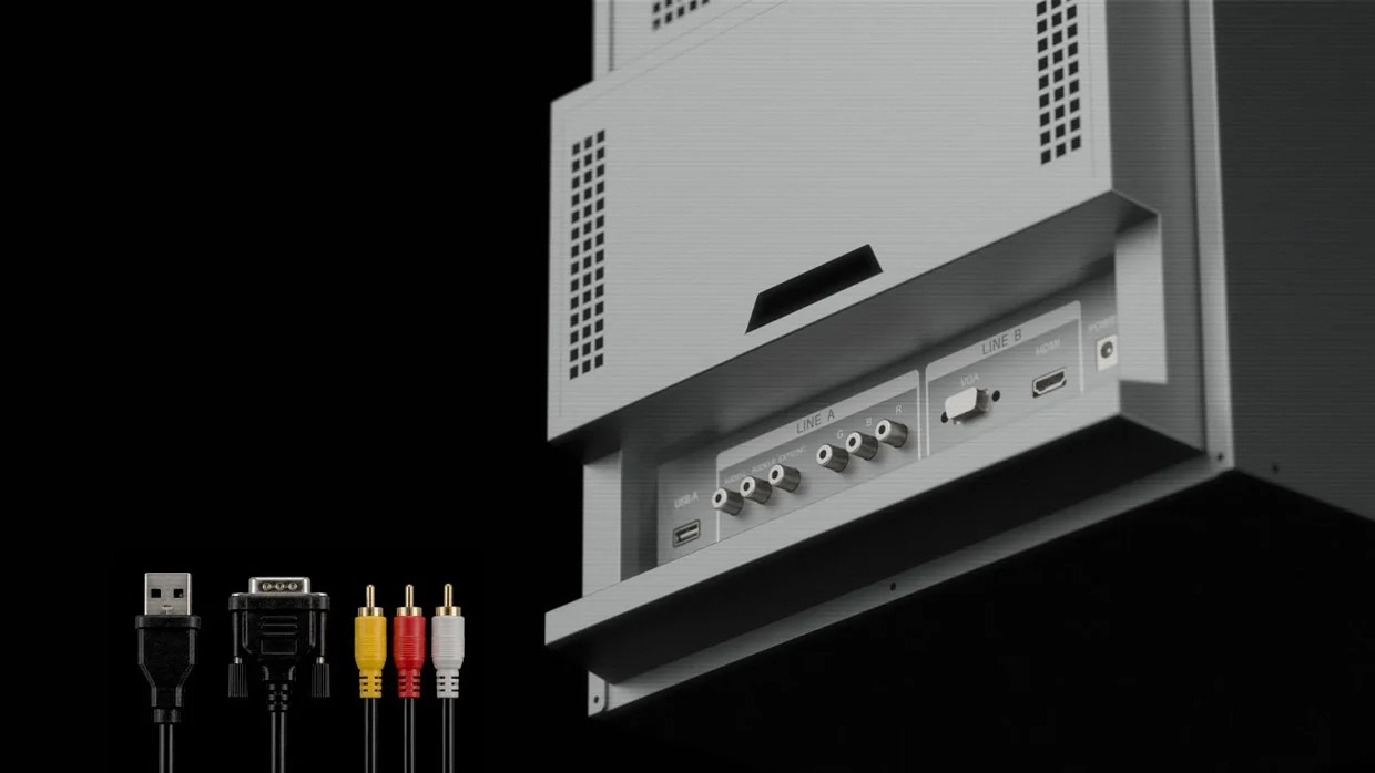 The Unico Traveller ULW10 retro gaming monitor