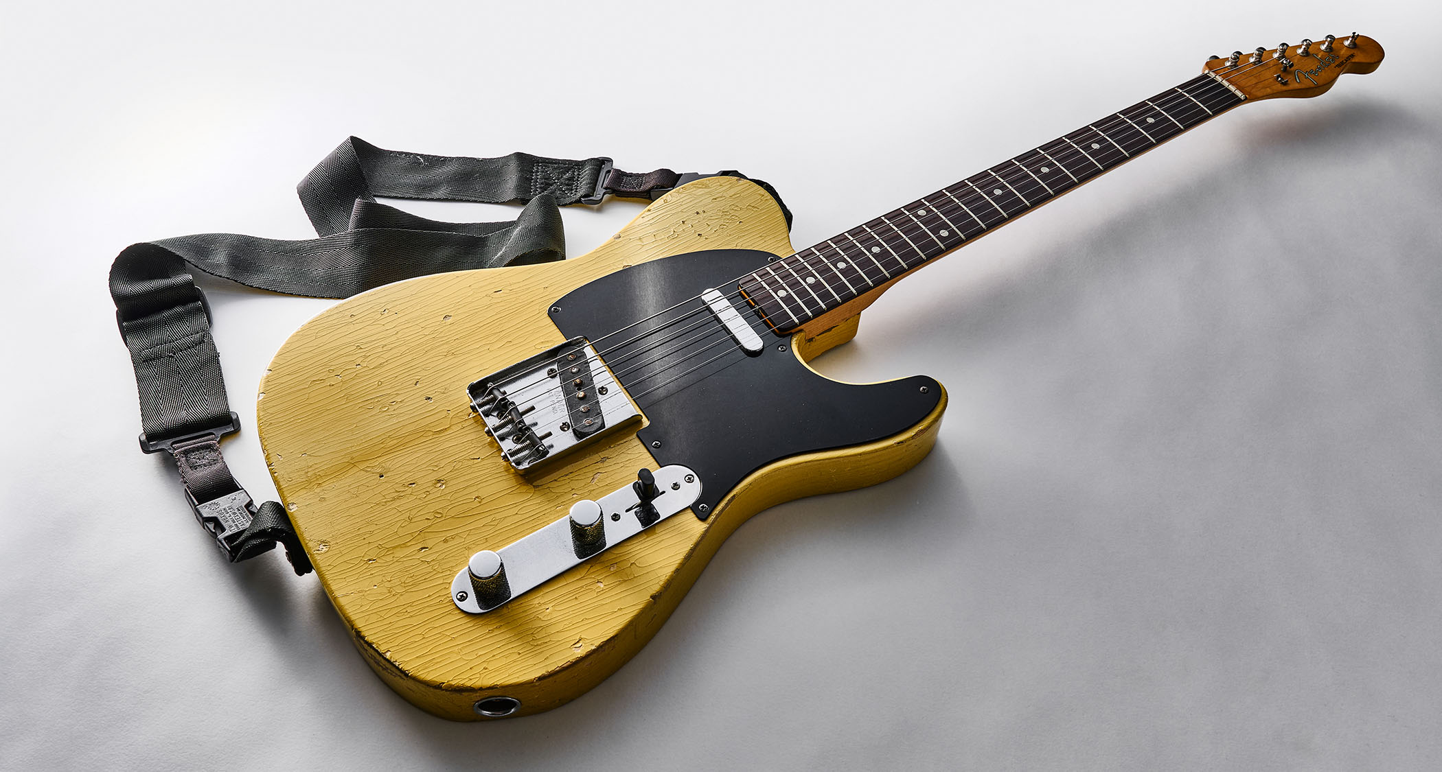 Gary Moore's 1963 Fender Telecaster – a battle-scarred instrument from the late blues-rock icon's collection which was recently auctioned by Bonham's.