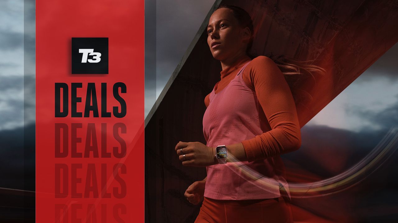 Best Apple Watch deals: fit young women running wearing the Apple Watch Series 9