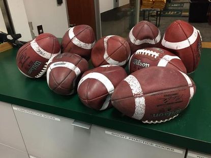 Canada is so cold right now that the footballs used in CFL practices won't stop popping