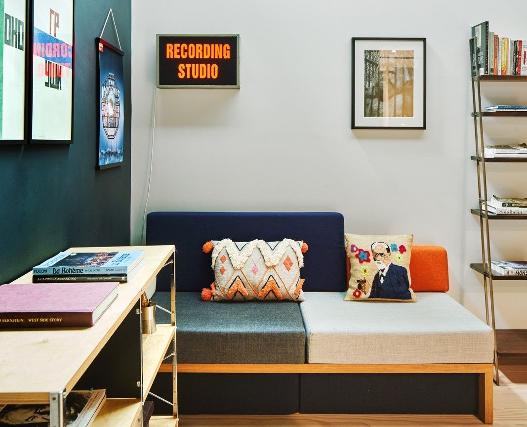 A recording studio that can also double up as another bedroom