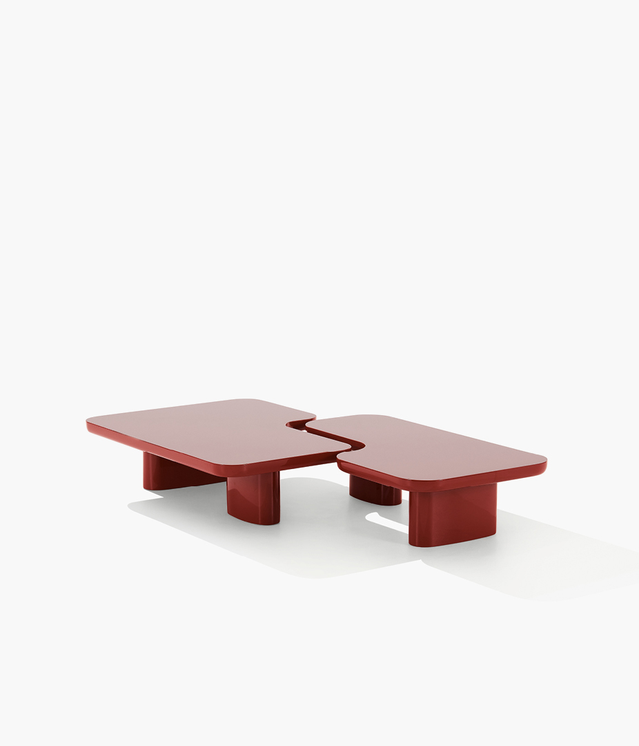 Milan Design Week Poliform Ernest coffee table in red