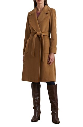 Tie Belt Wrap Coat