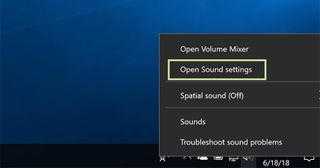 how to change audio output windows 10