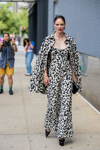 Coco Rocha attends the Area runway