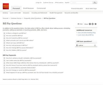 Wells Fargo Bill Paying Service Review Pros And Cons Top Ten