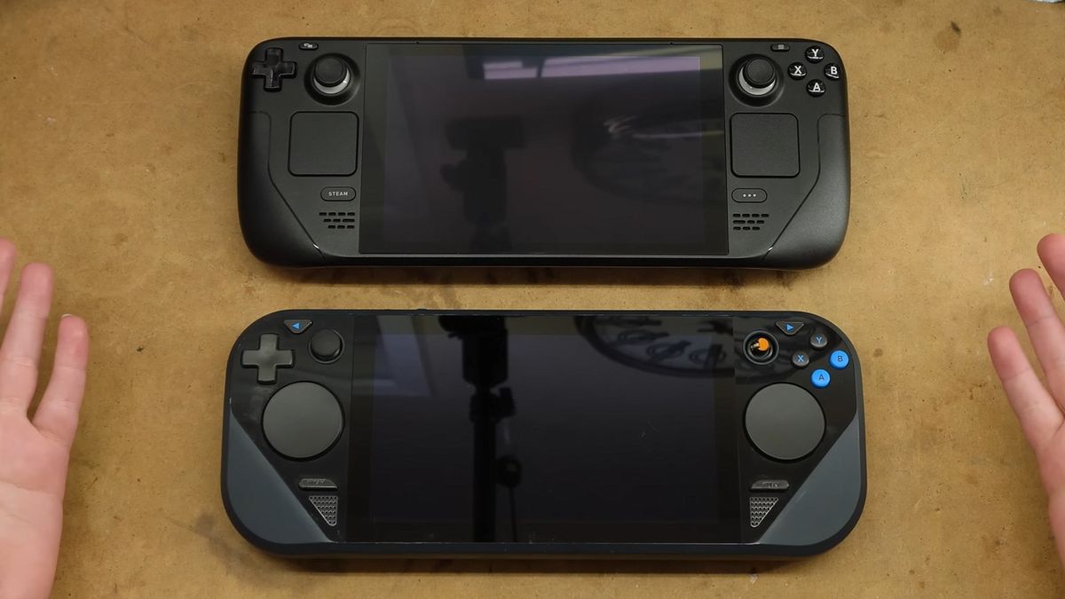 $3,000 Steam Deck prototype disassembled — concept units had discrete GPU support, smaller joysticks, circular touchpads