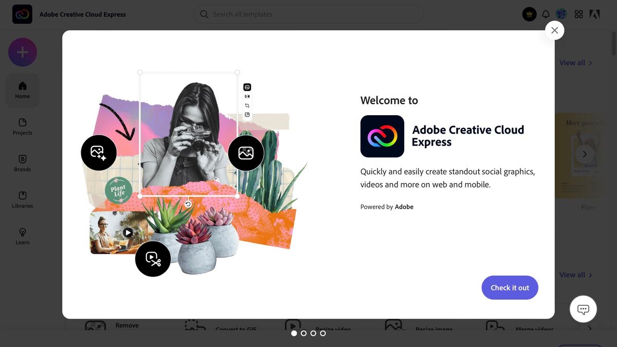 adobe creative cloud express presentation