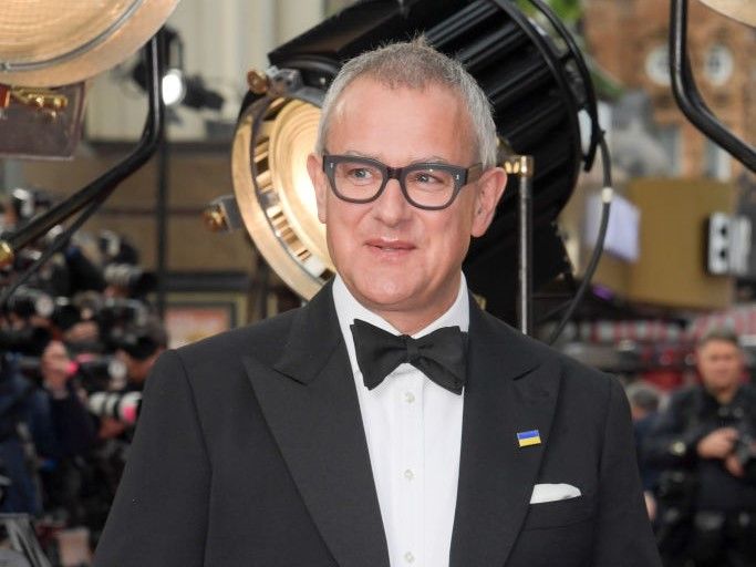 Hugh Bonneville on the red carpet at the Downton Abbey: A New Era world premiere