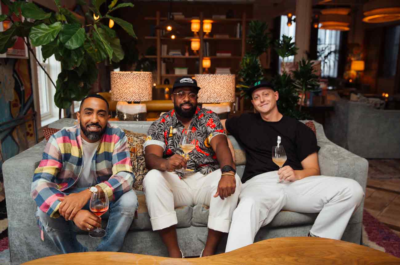 Khalil Kinsey, Teron Stevenson and Justin Leathers