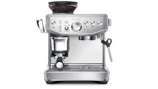 Image shows the Breville Barista Express Impress.