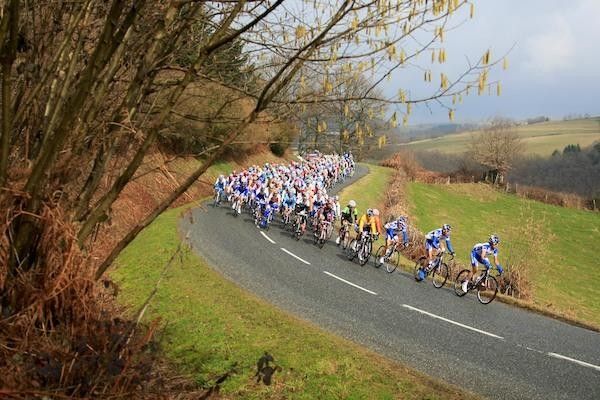 The early spring landscape in France makes for a fantastic backdrop.