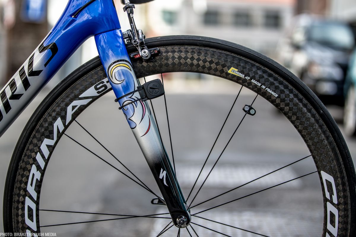 Vincenzo Nibali's bike has been given an all-new look for Liege-Bastogne-Liege