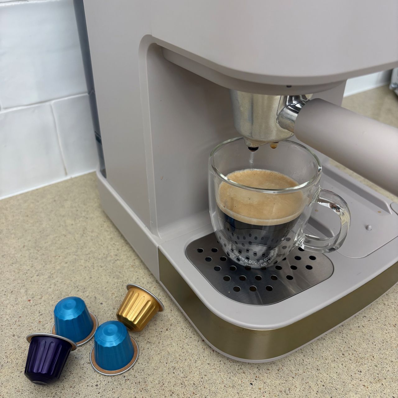Testing the Russell Hobbs coffee machine