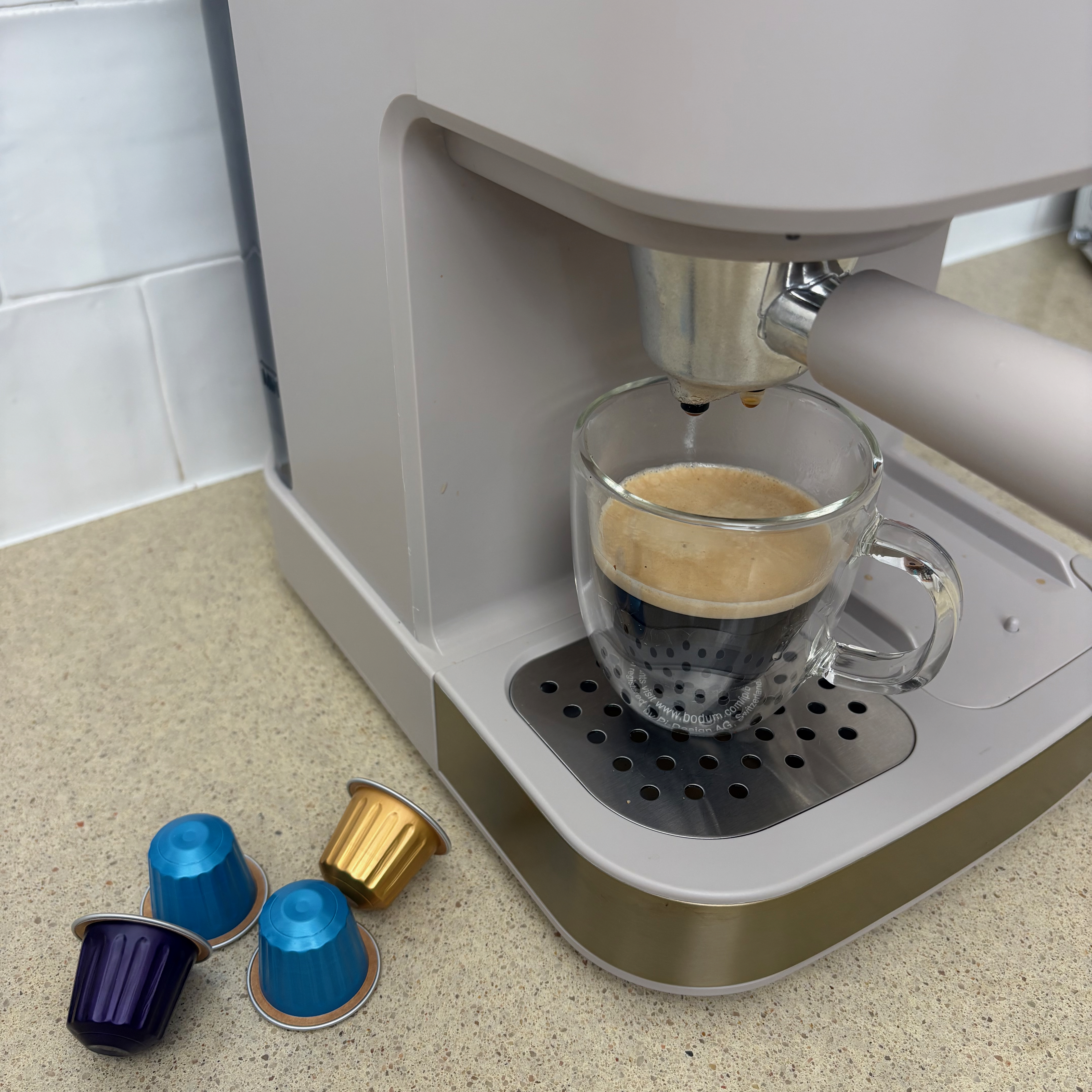 Testing the Russell Hobbs coffee machine