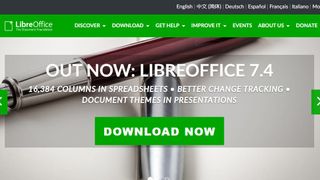 LibreOffice website screenshot