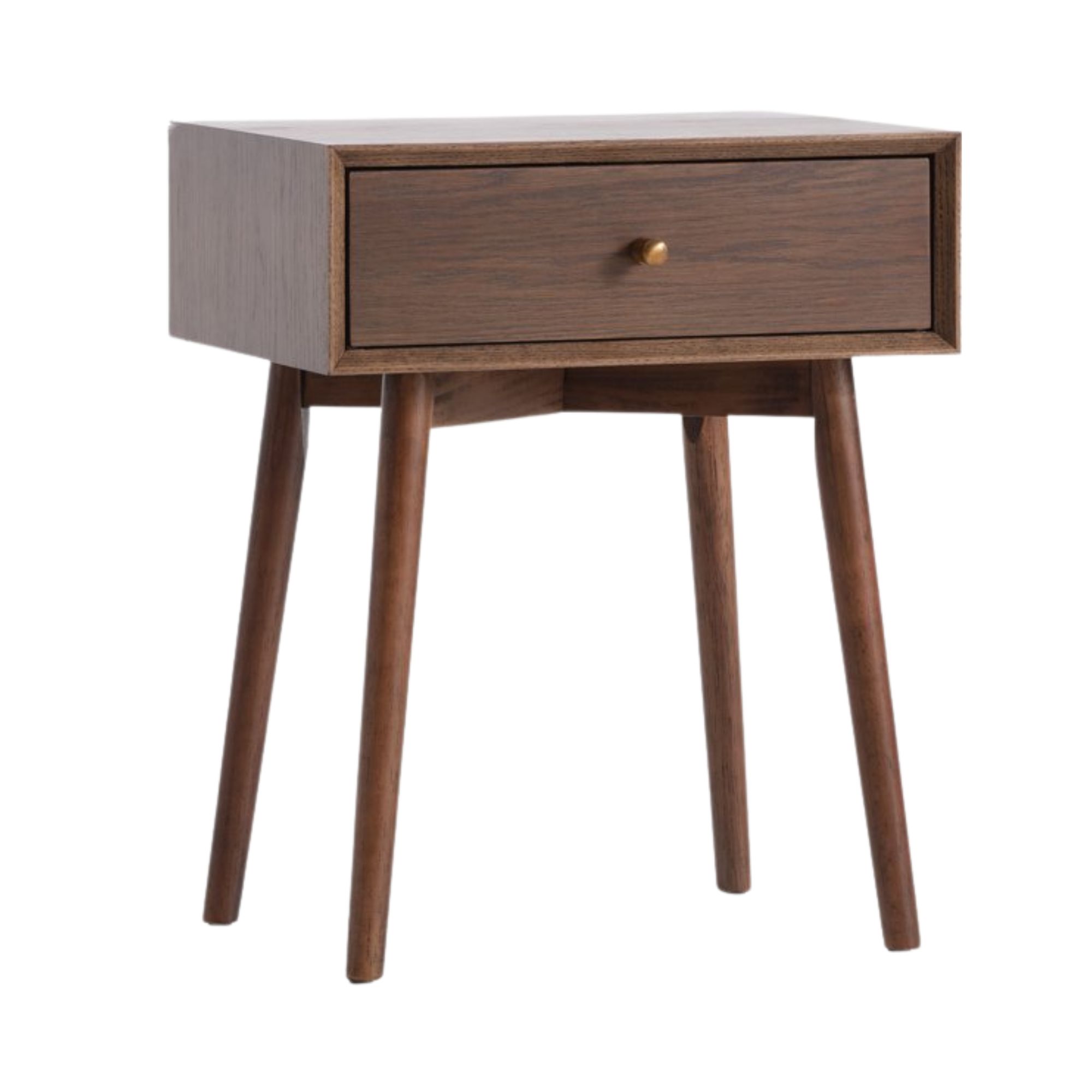 Royal Oak, HOKKSUND Bedside Table in Dark Oak