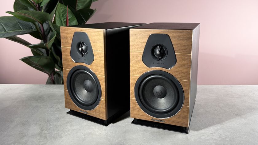 Sonus Faber Lumina II on a stone surface