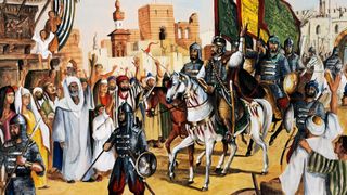 Saladin entering Jerusalem
