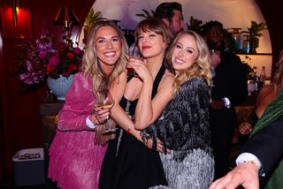 Taylor Swift with Brittany Lynne at a birthday party